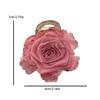Mesh Flower Hair Clip for Woman Elegant Temperament Shark Clip Girl Ponytail Hair Clamp