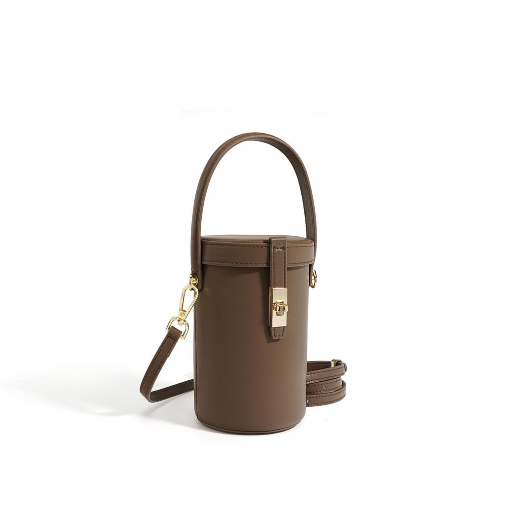 New Cylinder Bag Bucket Bag Women's Bento Bag Crossbody Small Cylinder Bag Mini Fashion Handbag