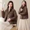 New stand-up collar cotton-padded clothes for women's short down cotton-padded clothes, new Chinese-style design, thick coat, mother cotton-padded cl
