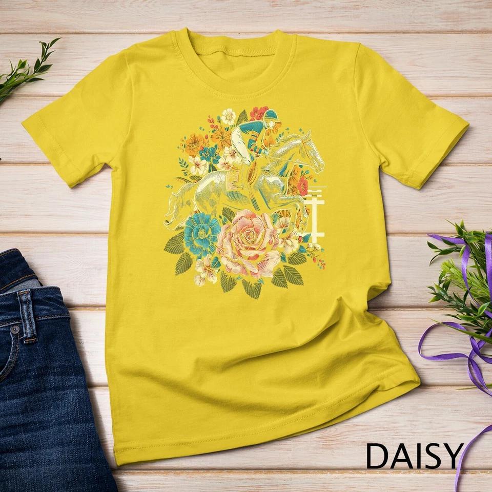 Horse Racing In Women s Cottagecore Cute Derby Horse Race Unisex T-shirt 4 XL