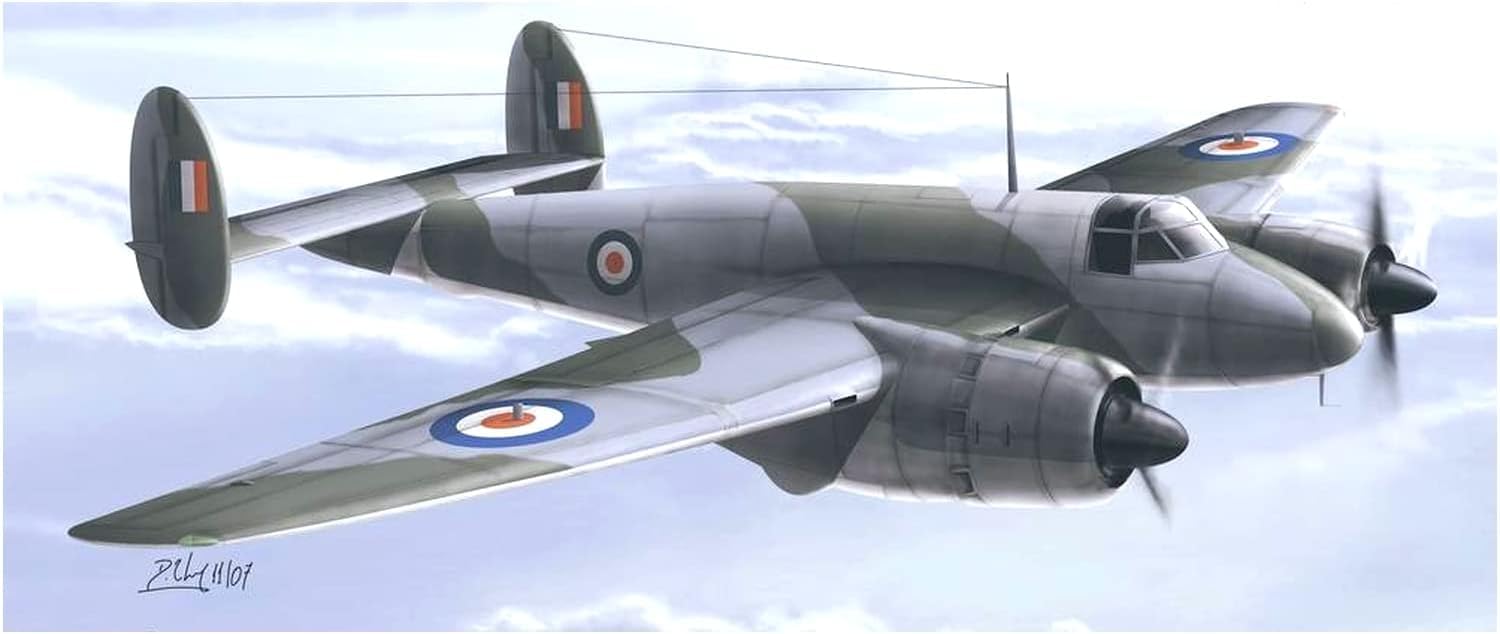 

VALOM British Bristol Buckmaster Trainer Plastic Model Kit CV72031 1/72 Mk.1 Twin-Engine