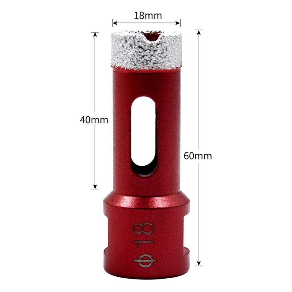 M14 6-28mm Otwarty granitowy lutowany otwór marmurowy Wiertło diamentowe próżniowe