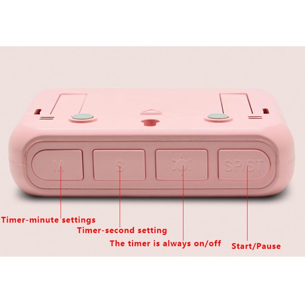 1PC Modern minimalist led Battery timer Student only Digital timer Kitchen Countdown Reminder (no battery)