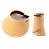 Sun protection cap Foldable sun hat Outdoor riding women's large brim Empty top cycling sun protection fisherman sun hat