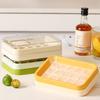 Silicone Ice Cubes Mold Large Capacity Reusablely Freezer Tray With Lid 15 Easy Removal Dishwasher Safe
