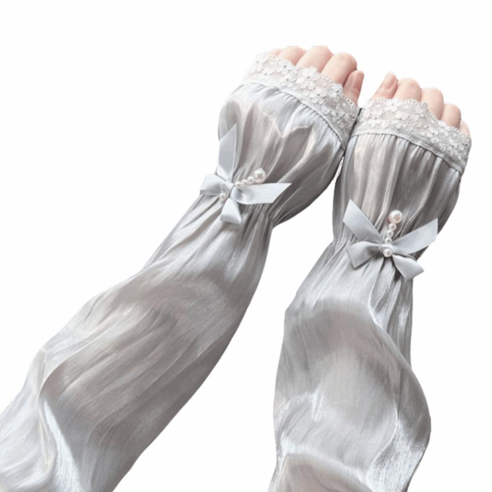 Elegant Sun Protection Sleeves Breathable Lace Arm Cover Arm Sun Sleeves  Outdoor Activities