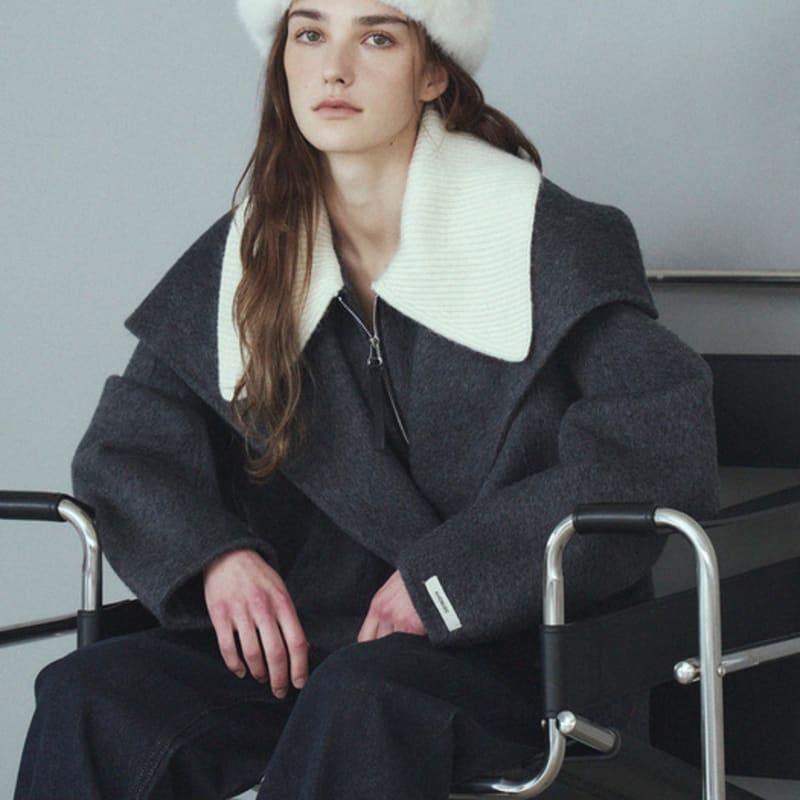 Marchen Milky Fur Beret_3color