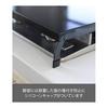 Yamazaki Jitsugyo 4923 Folding Gas Stove Cover, Wide, Black, Approx. W54.5XD33.5XH7.2cm (when used), Compatible with Tower 2 Burner Build-in Gas