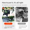 Gopro13 Magnetic Backpack Mount for 360 x4/x3/Acepro/DJI Action 5/4