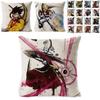 Premium Cotton Linen Dragon Ball Pillow Case Cartoon Square Cushion Cover For Cozy Homes