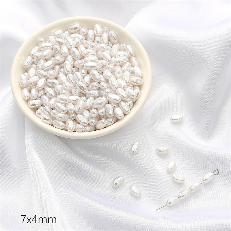 Irregular ABS Imitation Pearls Beads Acrylic Loose Beads for Jewelry Making DIY Necklace Earrings Hairclip Bracelet Necklace