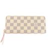 Louis Vuitton N61264 Purse White Damier Azur Canvas Women