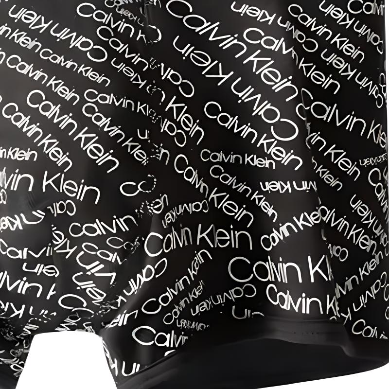 Calvin Klein Letter Print Comfortable Stretch Fitted Boxer Briefs Men Underwear Black NP1998O-8SG