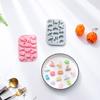 Silicone Chocolate Fondant Decorations Molds Pumpkin Bat Halloween Baking Mold Reusable Candy Trays Silicone Molds