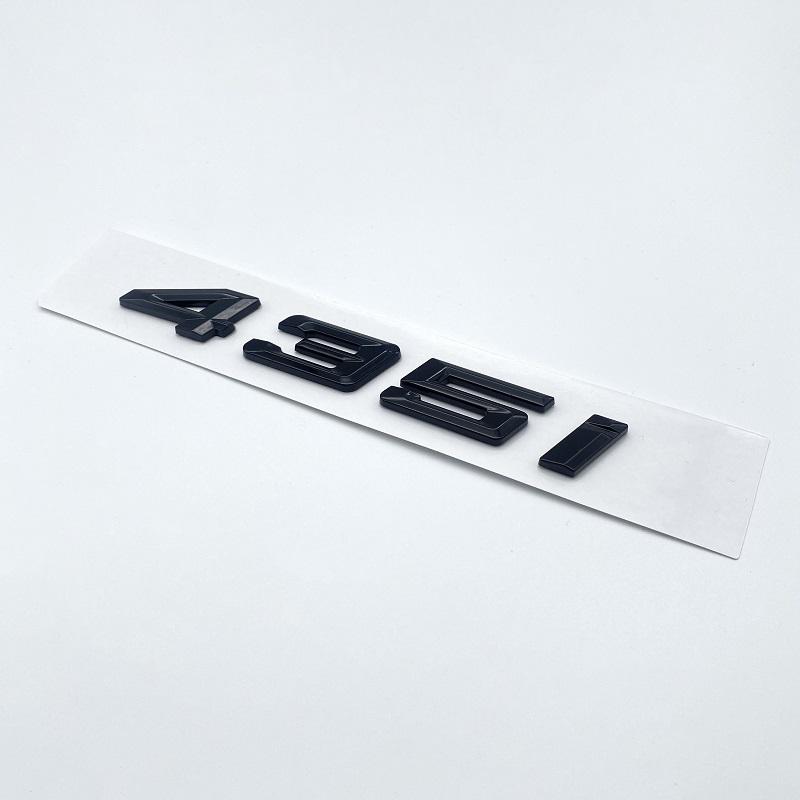 AAXK1 3D Chrome Black 418i 420i 428i 430i 435i 440i Letters Numbers Emblem Sticker Car Trunk Badge F32 F33 F33 F36 G22 G23 Accessories