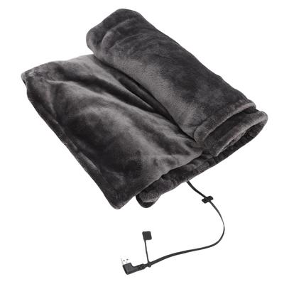 Elektrische Heizdecke USB 3 Heizstufen Korallenfleece Tragbare Beheizte Überwurfdecke Schal Umhang