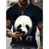 Men's T-Shirts New Fashion Animal Cartoon Print Short-Sleeved Summer Street Fashionable Men's Tee Comfortable Men's T-Shirt