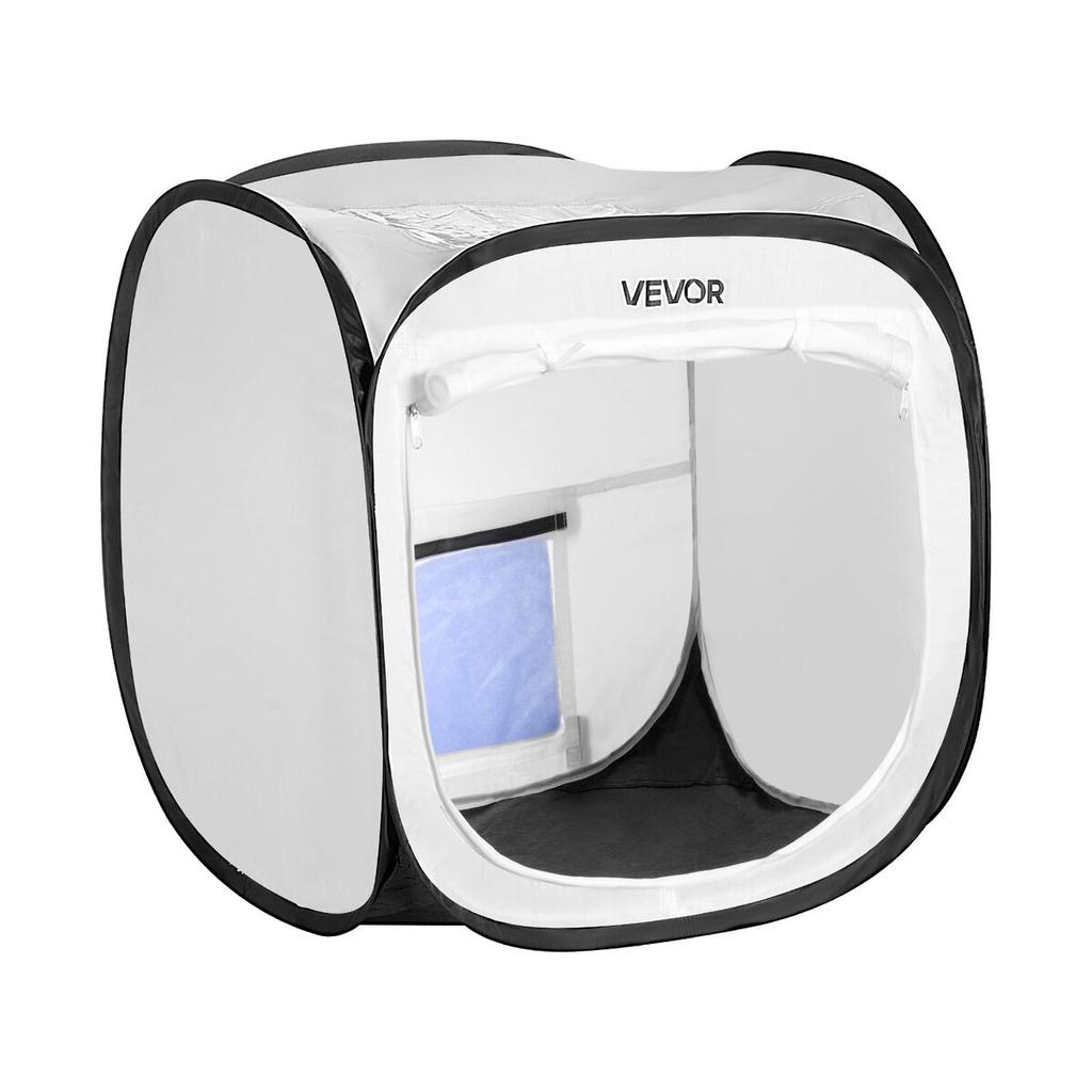 Tenda Box Pittura Portatile, Tenda Portatile Pop-Up per Verniciatura a Spray 405 x 405 x 430mm con Porta a Rete, Tende per Verniciatura a Spray per Piccoli Modelli, Sculture, Foto