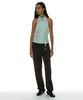 PARTIMENTO WOMEN Frill Trim Halterneck Shirt_Light Green