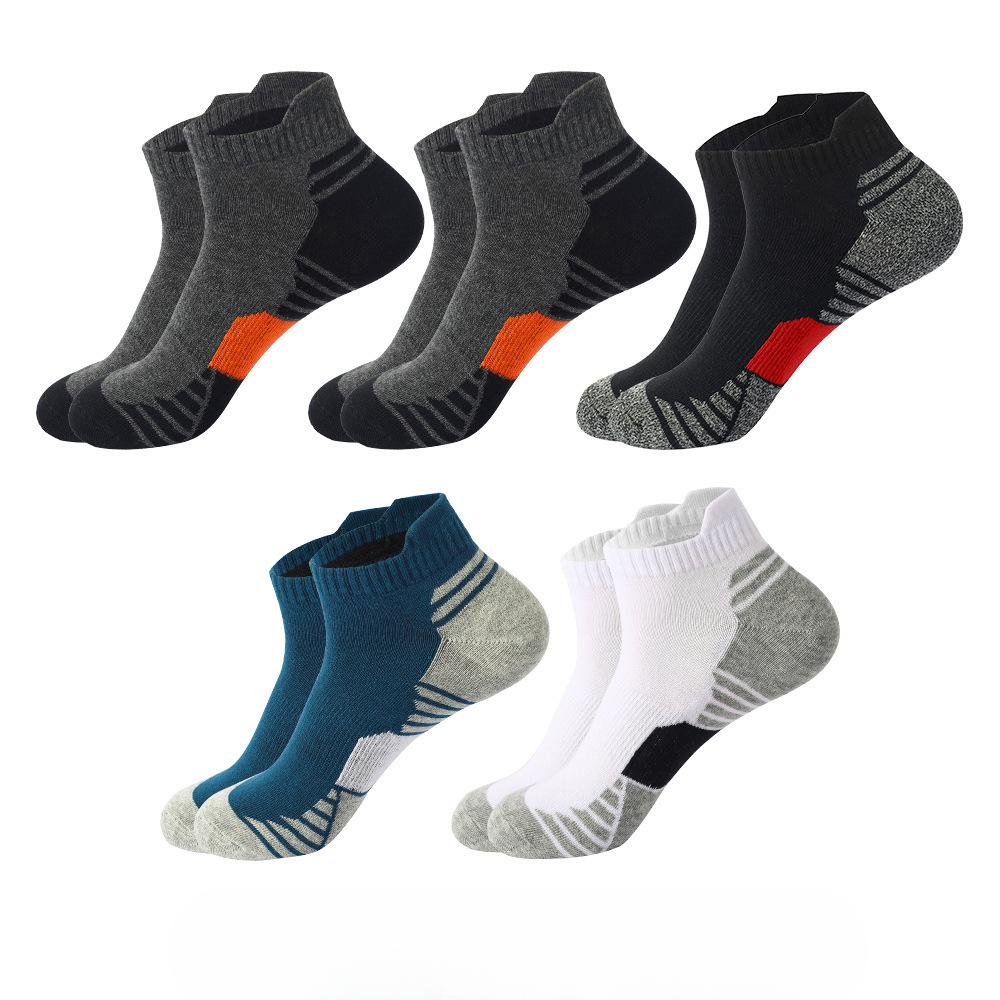 Men's Spring and Summer Professional Basketball Running Sports Sweat Absorption Breathable Ear Protection Heel Socks