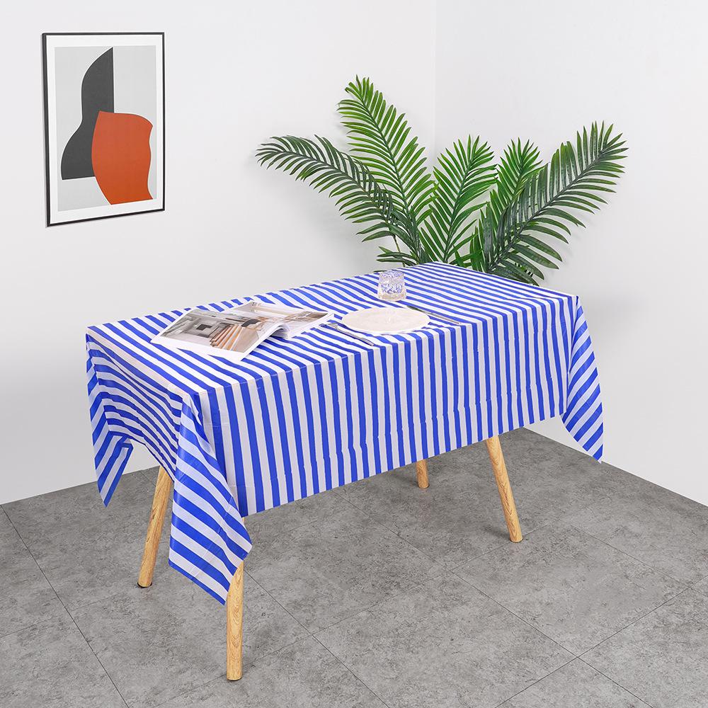 1/3pcs Plastic Tablecloth Disposable Tablecloth Party Picnic Table Waterproof Mat Wedding Home Decoration