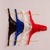 Popular men's lace perspective sex briefs, sexy men's three-point panties thong