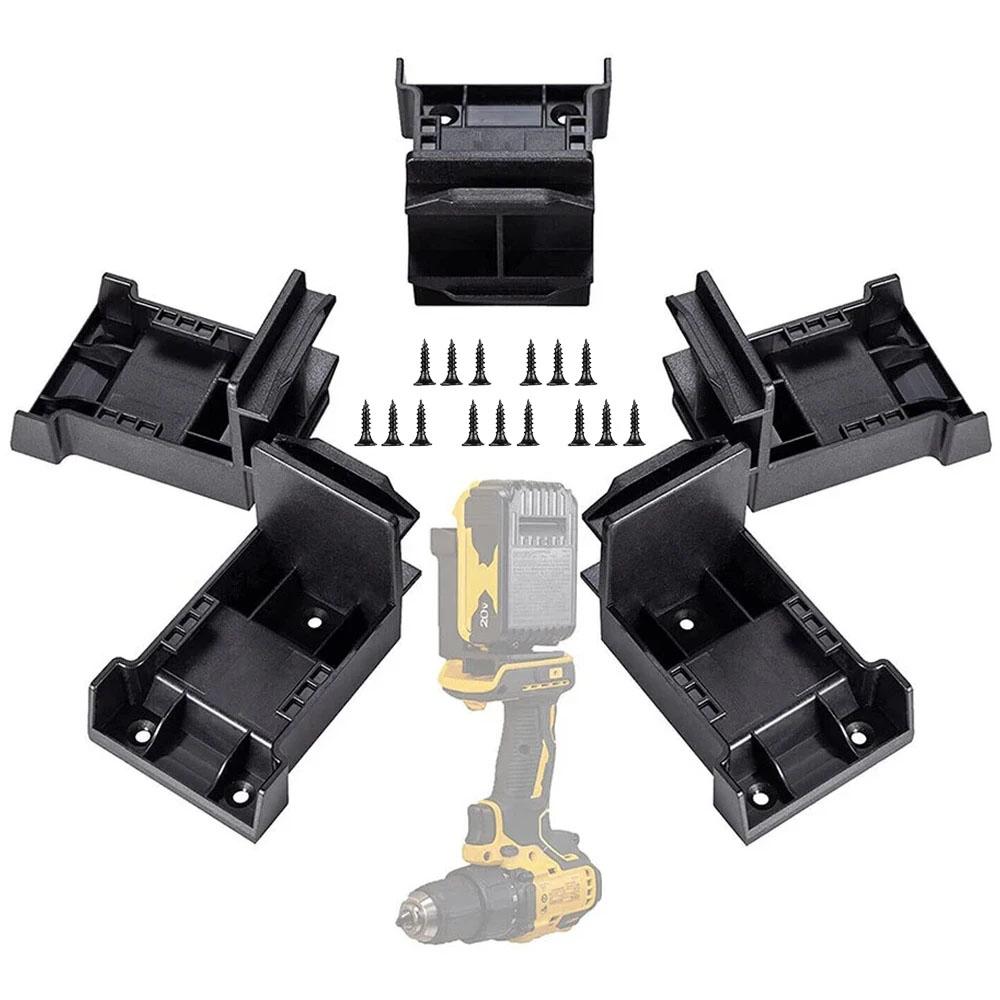 1PackTool Mount for Dewalt for Milwaukee 18V 11V Drill Tools Battery Holder Battery Mount Dock Holder Fixing Seat