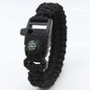 Vintage Style Multi-Function Outdoor Adventure Bracelet with Compass and Whistle Pendant