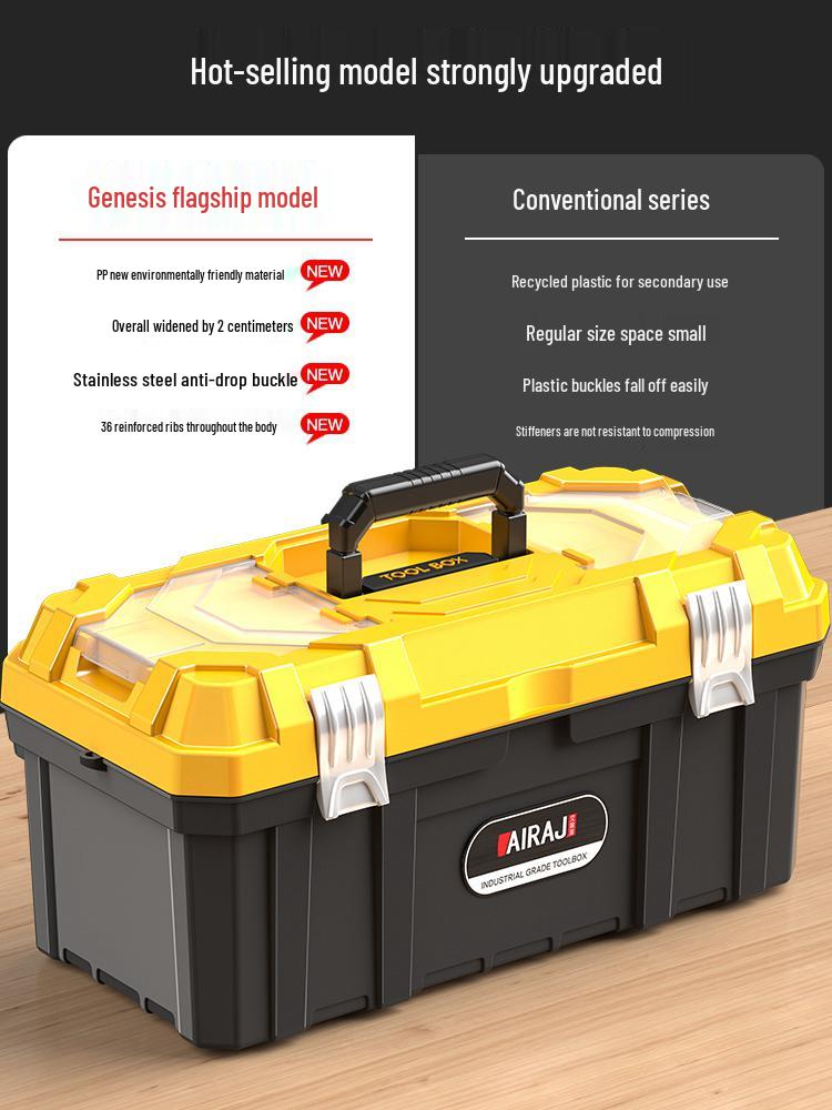 Arieze Handheld Tool Storage Box for Household and Industrial Use