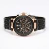 Salvatore Marra Men's Metal Belt Multi Function Watch SM22108-PGBK