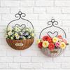 Wall Mounted Hanging Flower Basket Wear-resistant Decorative Plant Basket  Balcony Garden