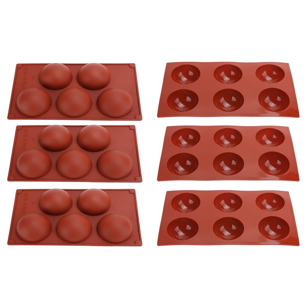 Chocolate Mould Non‑Stick Semi Sphere Baking Mold Kitchen Tools Baking Mold Reusable for DIY Making Hot Chocolate Kitchen