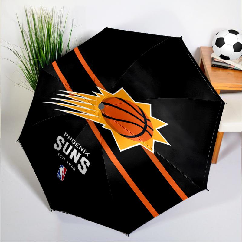 Phoenix Basketball Team Umbrella 8-Frame for Travel, Camping, Casual Lightweight Portable Umbrella, Essential for Every Family Holidays Gift