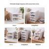 Desktop Pull-Out Organizer Jewelry Storage Box With Stackable Single-Layer Drawer Design For Bracelets And Necklaces