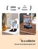 Transparent Acrylic Magnetic Display Box: Dustproof Protective Cover for Labubu Figures