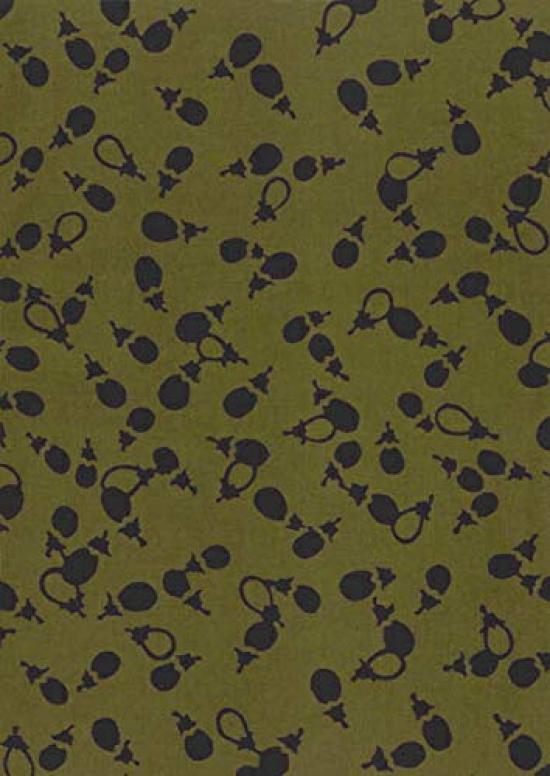 

Edoten Todaya Shoten Tenugui Eggplant 957 Niwa-zome (hand towel)