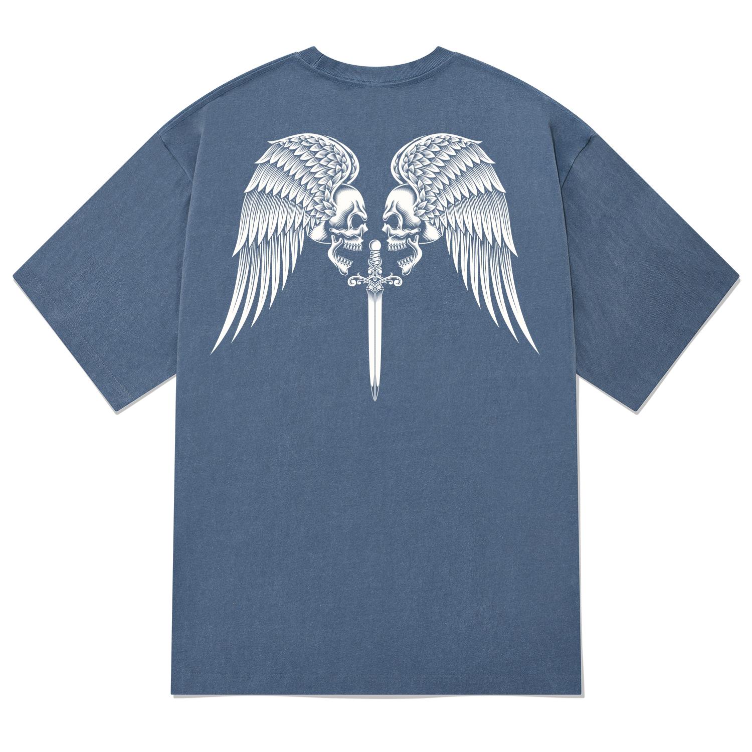 Khan 6312 Ktpn0017 Knights Of The Round Table Pigment Short Sleeve T-Shirt - Blue Blue/M
