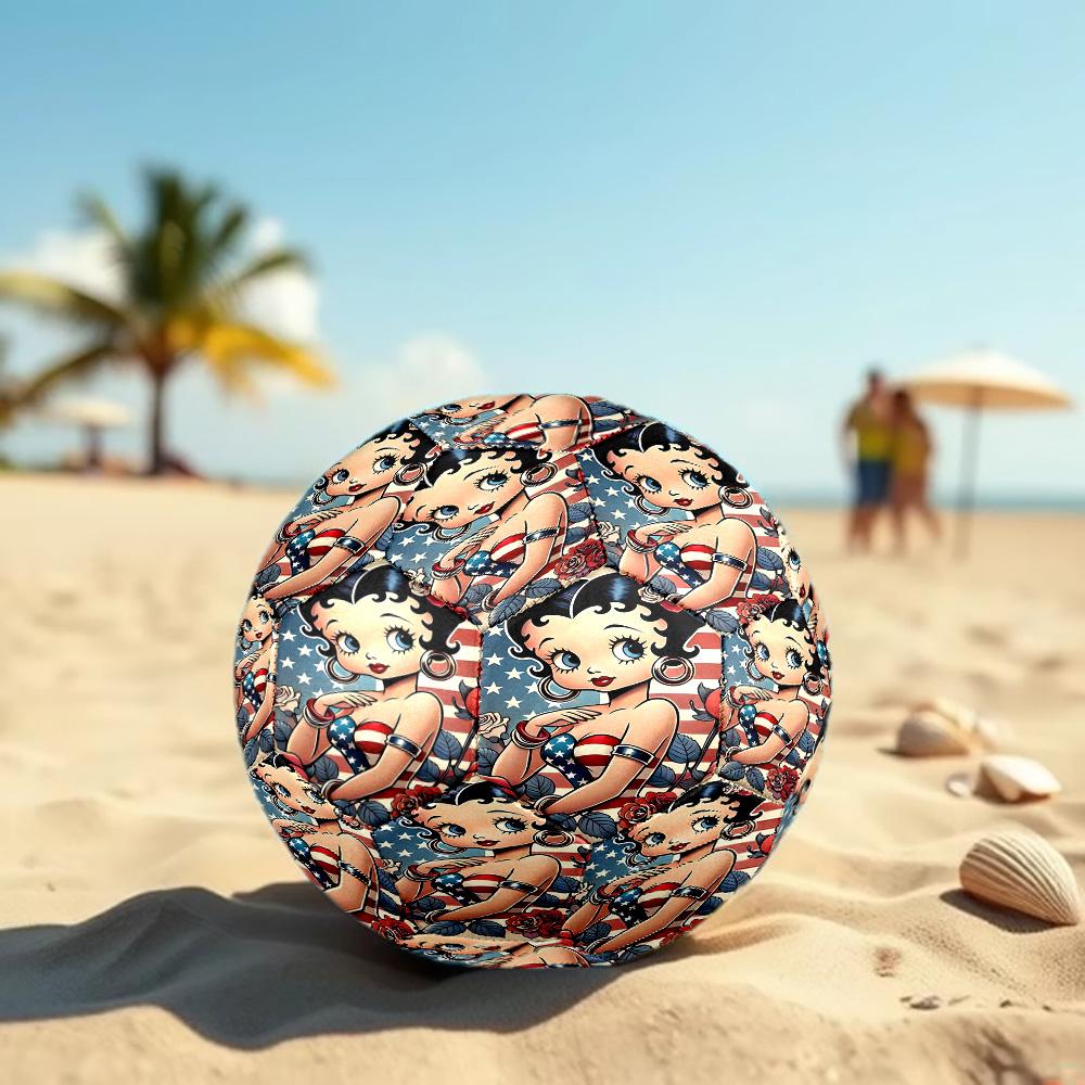 Sexy Doll Print Size 5 Soccer Ball, Standard Match Football for Sports Game and Team Practice, Ideal Gift for Soccer Fans