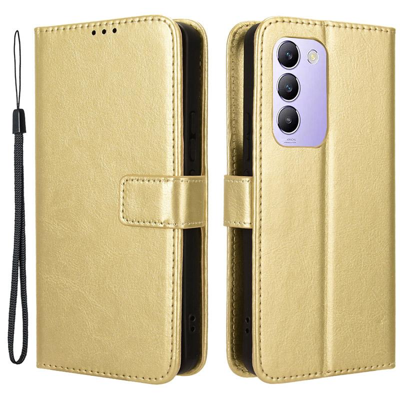 For Vivo Y200e 5G/V40 SE 5G/Y100 5G (Indonesia)/V30 Lite 4G/T3 5G/Y100 4G/V30 SE 5G Case Leather Wallet Phone Cover
