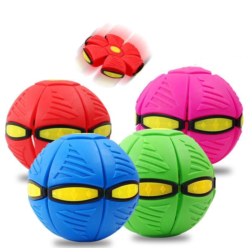 Brightly Coloured Frisbee Ball Elastic Force Decompression Outdoor Fun