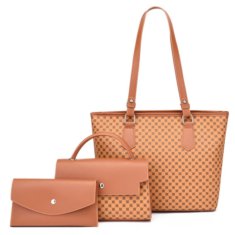 Versatile New Retro Printed Bag Women's Large-capacity Shoulder Underarm Bag Commuter Bag Handbag Student Bag