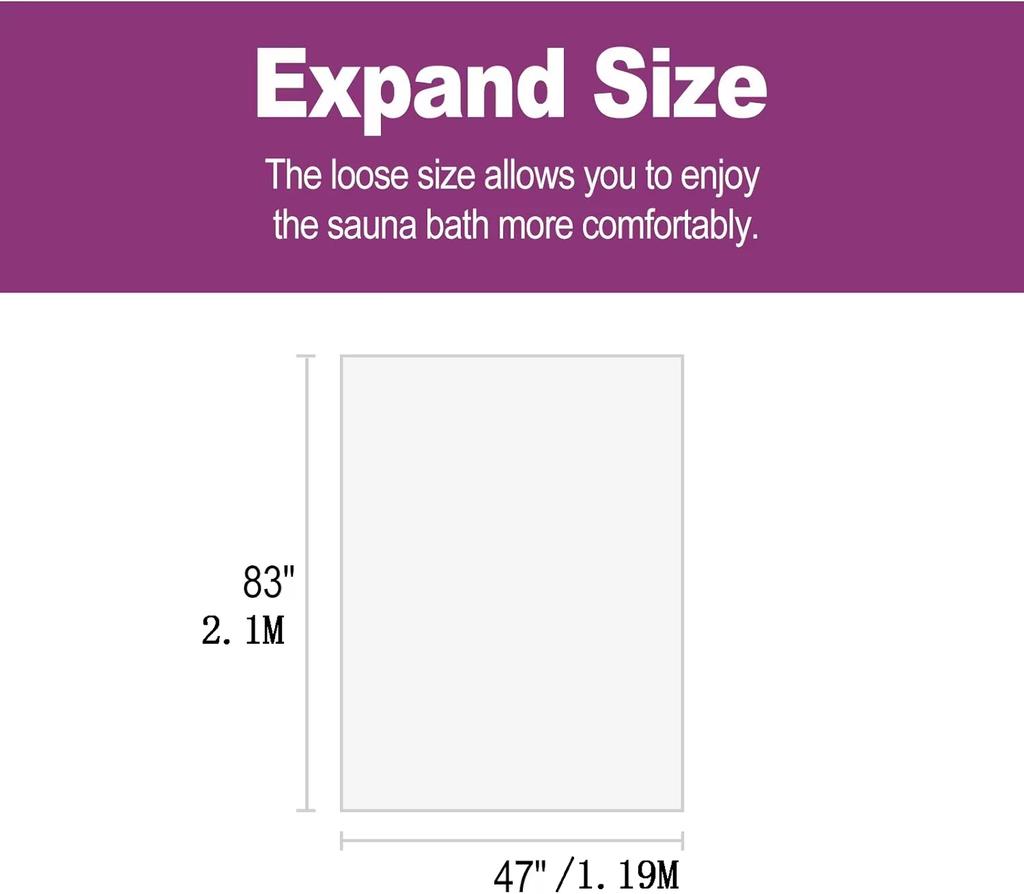 50PCS Disposable Plastic Sheeting for Body Wrap Used Inside a Far Infrared Sauna Blanket Sauna Bag Tool Relieve Stress 83x47inch