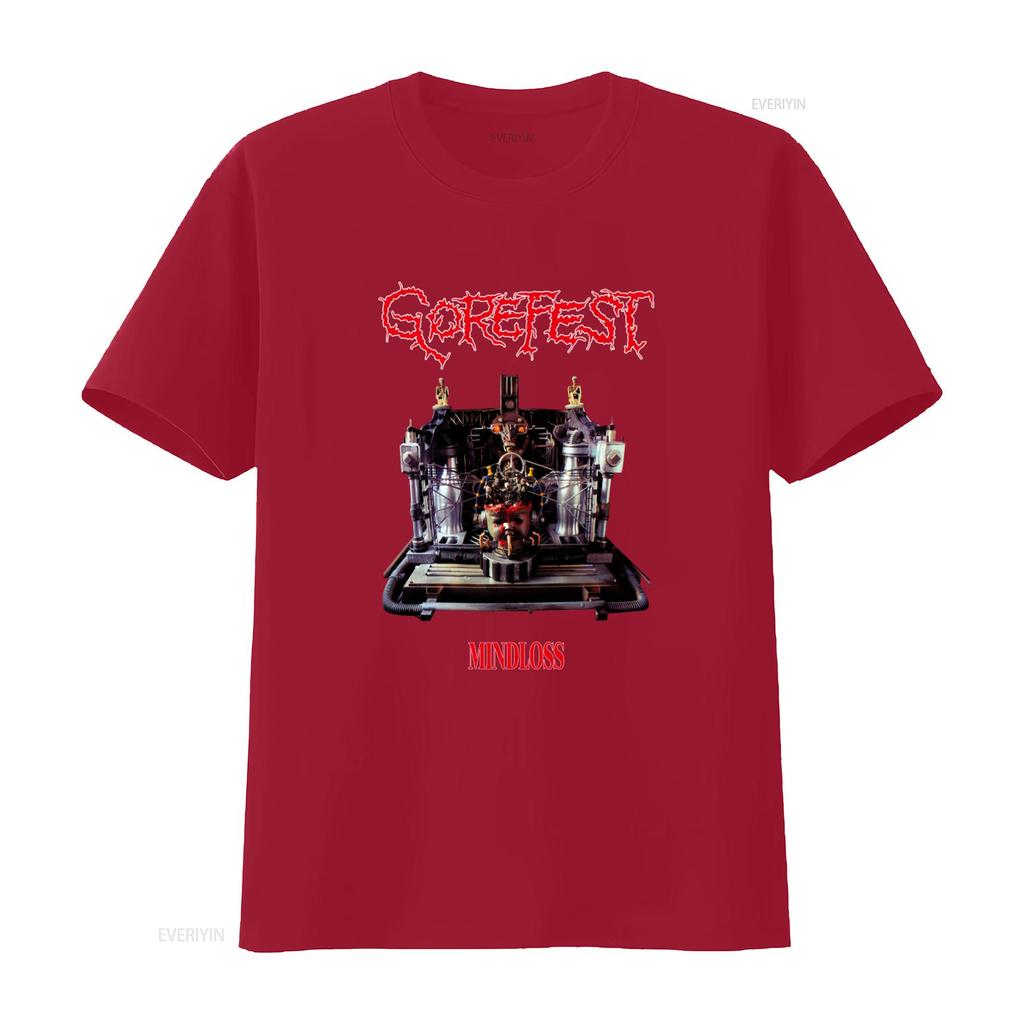 Gorefest Mindloss T-Shirt Neu DTG Erhältlich in allen Größen Vintage Herren Bequem Atmungsaktiv Leicht