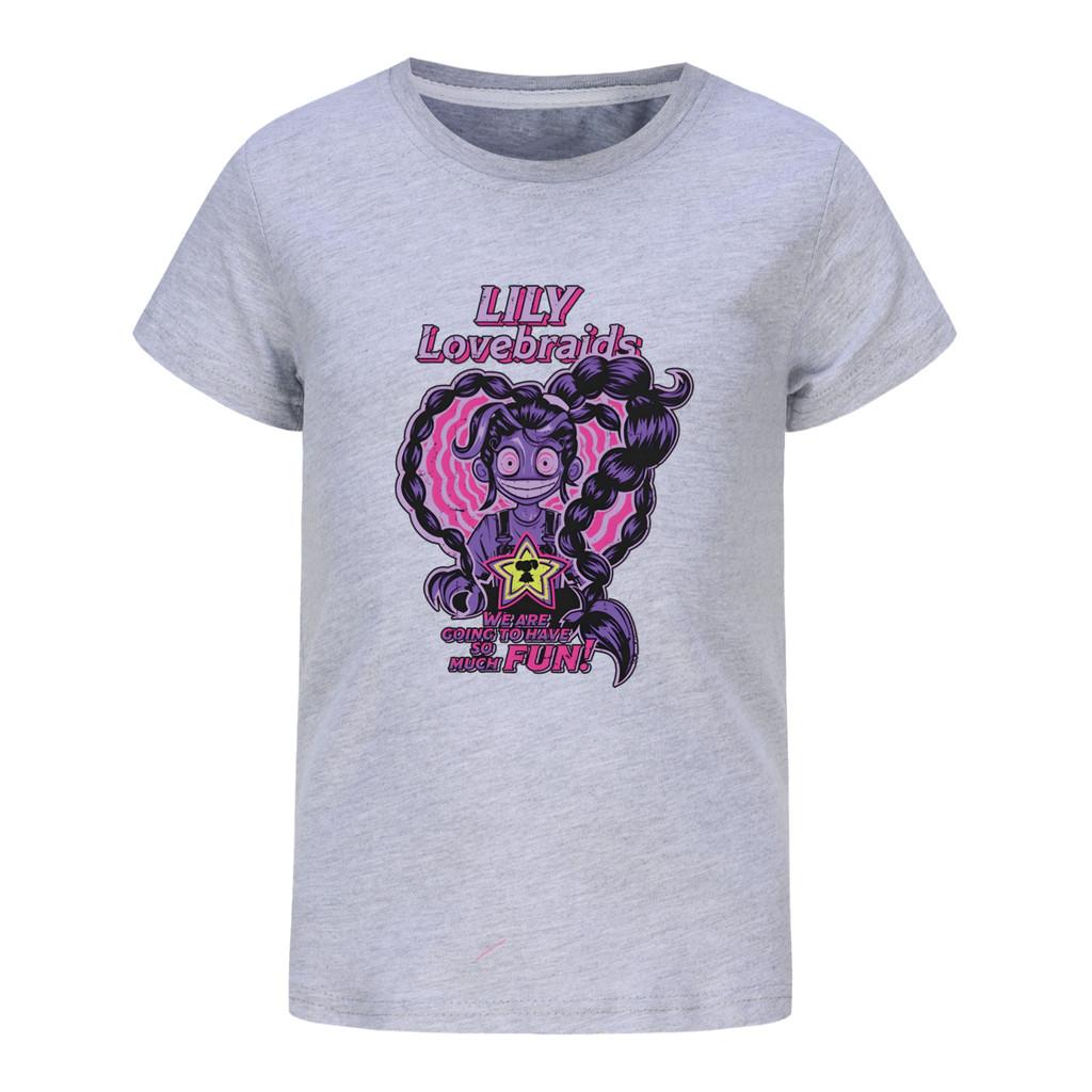5581 Multi-Color Girls Lily Lovebraids Short Sleeves T-Shirt