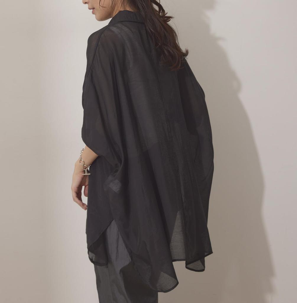 Nergy Dolman Sleeve Black Maine Women's Shirt, (01)