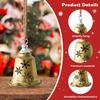 Christmas Bells Hollow Decoration Christmas Tree Pendant For Holiday Home Dinner School Restaurant Cafe Shopping Mall Wedding