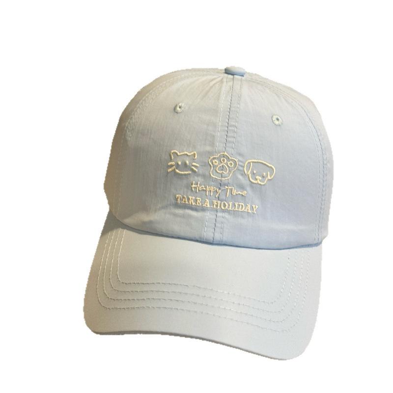 Spring And Summer Baseball Caps For Women, Sunscreen, Breathable And Quick-Drying Peaked Caps, Showing Their Faces, Cute And Versatile Hats For Men