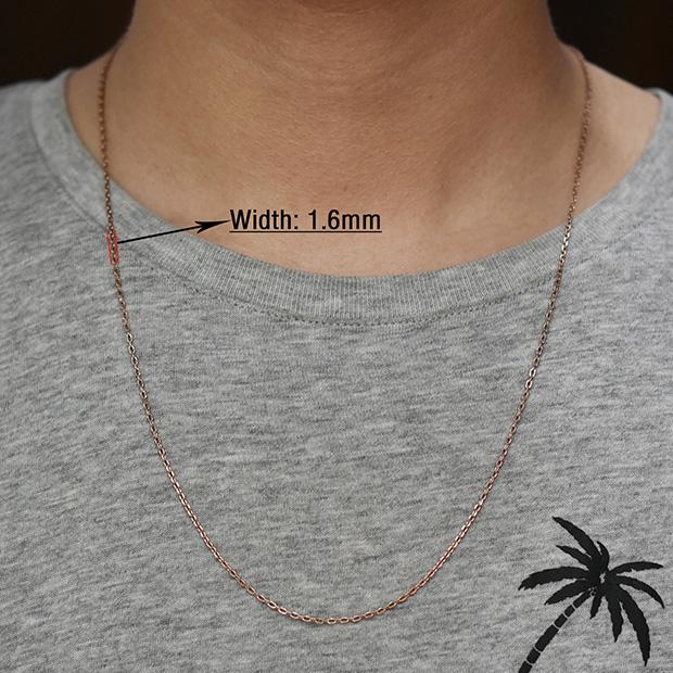 Fashion Women Men Stainless Steel Rolo Link O Chain Necklace for DIY Charm Pendant Metal Choker Jewelry Accessories Christmas