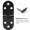 4 Pcs 80*30mm Folding Table Hinges Black Cabinet Door Hinges Durable Flip Top Hinges  Furniture