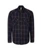 Lekim Western Check Shirt Black
